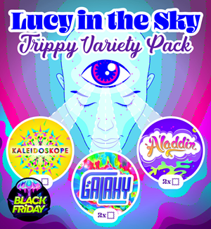 Lucy In The Sky - Paquet De Timbres Trippy