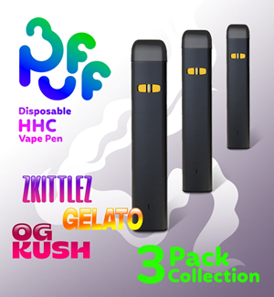 Puff 3 Pack - Hhc Disposable Vapes