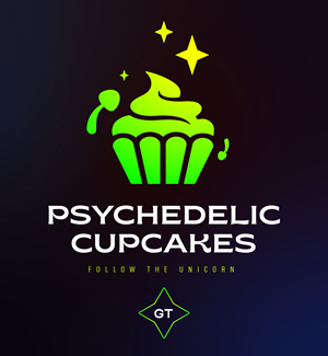 Psychedelic Cupcakes - Golden Teacher