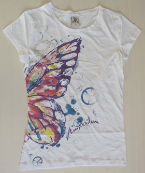 Amsterdam Butterfly-T-Shirt For Girls