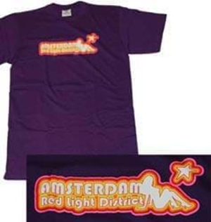 Amsterdam Red Light District Disco T-Shirt