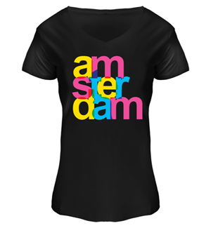 Ladies Amsterdam Neon T-Shirt