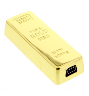 Gold Bar Usb E-Lighter