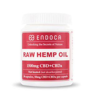 Endoca Raw Hemp Oil Capsules 1500Mg - 15%