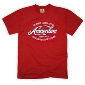 Famous City Of Amsterdam T-Shirt