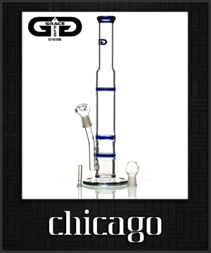 Grace Glass Chicago Bubbler