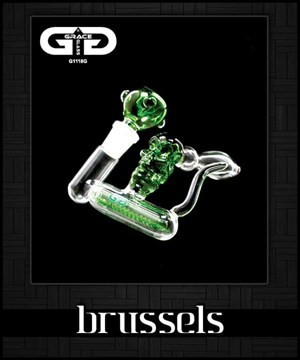 Grace Glass Brussels Bubbler