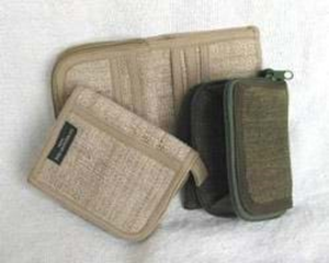 Hemp Wallet With Coin Pouch