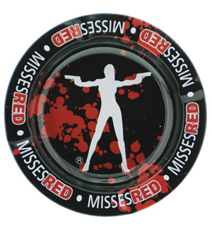 Metal Ashtray – Misses Red