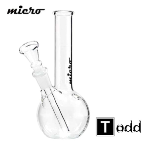 Micro Glass Bong Todd - 16Cm
