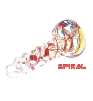 Spiral - Glass Spoon Pipe