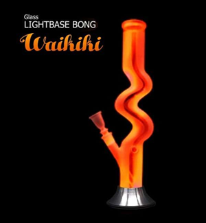 Waikiki Lightbase Glass Bong - Free