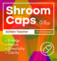 Shroom_Caps_GoldenTeacher_0.5g.jpg SHROOM CAPS - GOLDEN TEACHER